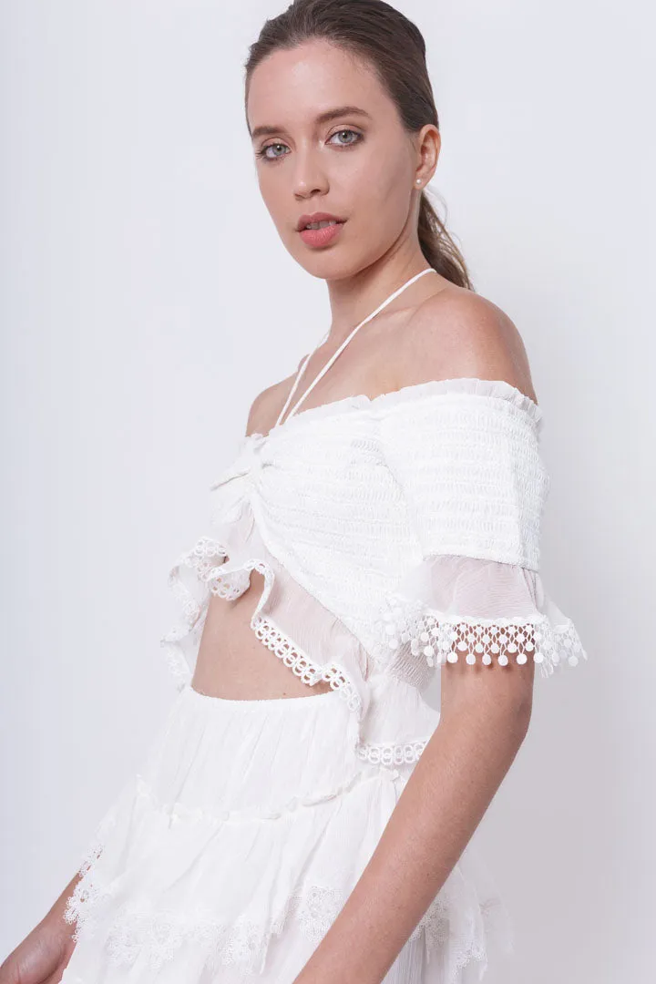 1653 Off Shoulder Short Dress