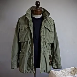 Authentic M-65 Military Field Jacket - Vintage Vietnam War Style, Durable and Windproof