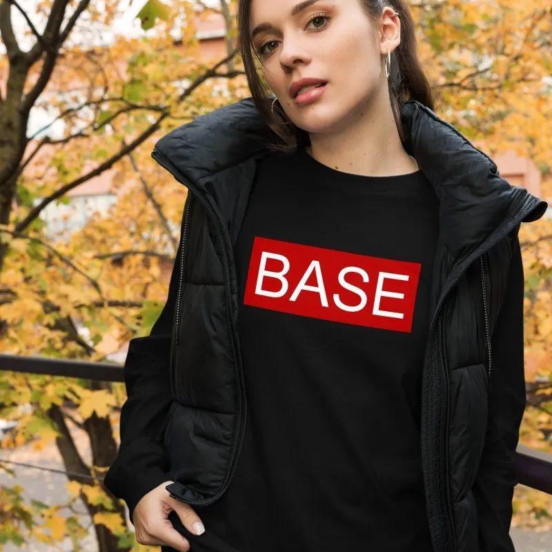 Base Apparel Women's Long Sleeve Tee - Red Label