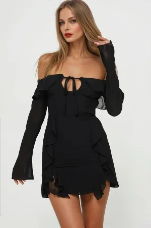 Bell Sleeve Mini Dress
