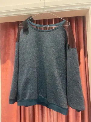 Bonobo Green Black Lurex jumper