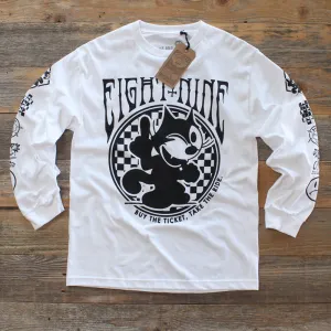 Cid Cat L/S Tee White
