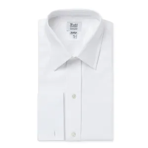 Classic Fit Plain Marcella Double Cuff Dress Shirt in White