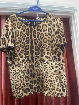 D&G Leopard Print Top