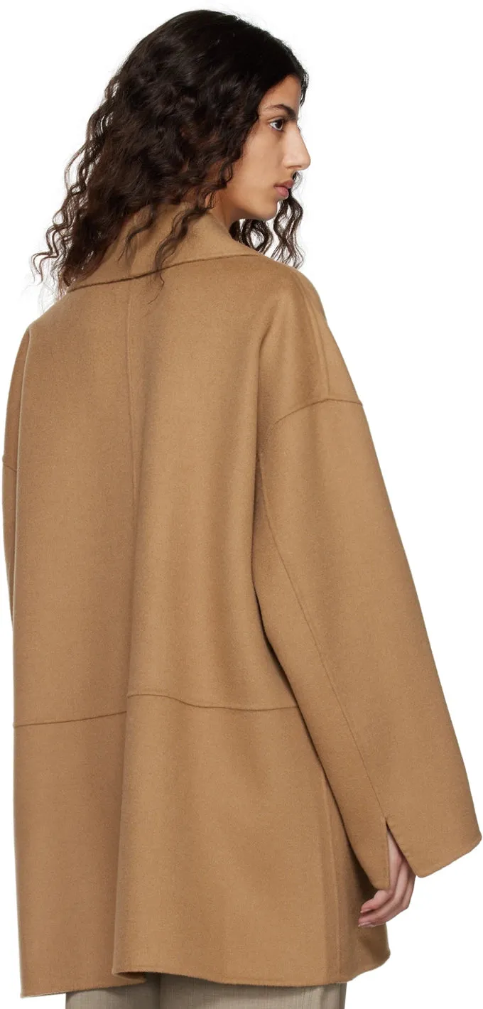 Double-Breasted Shawl-Collar Coat