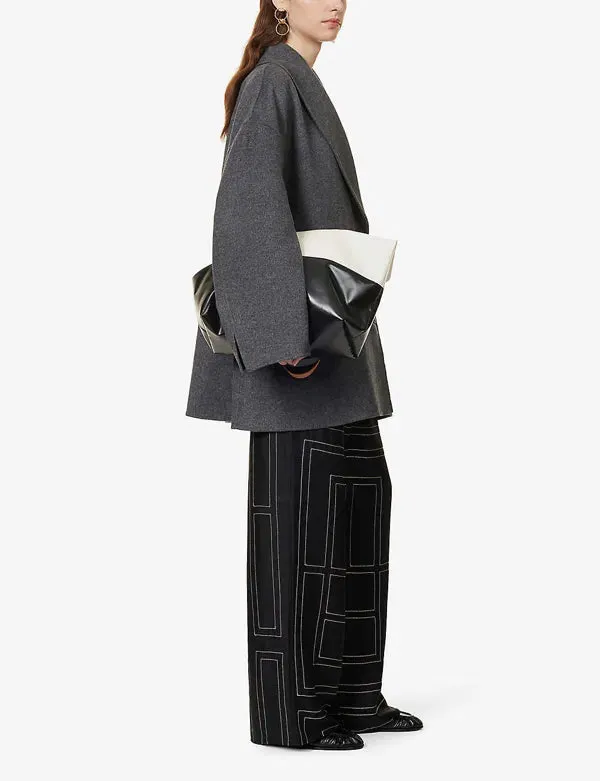 Double-Breasted Shawl-Collar Coat