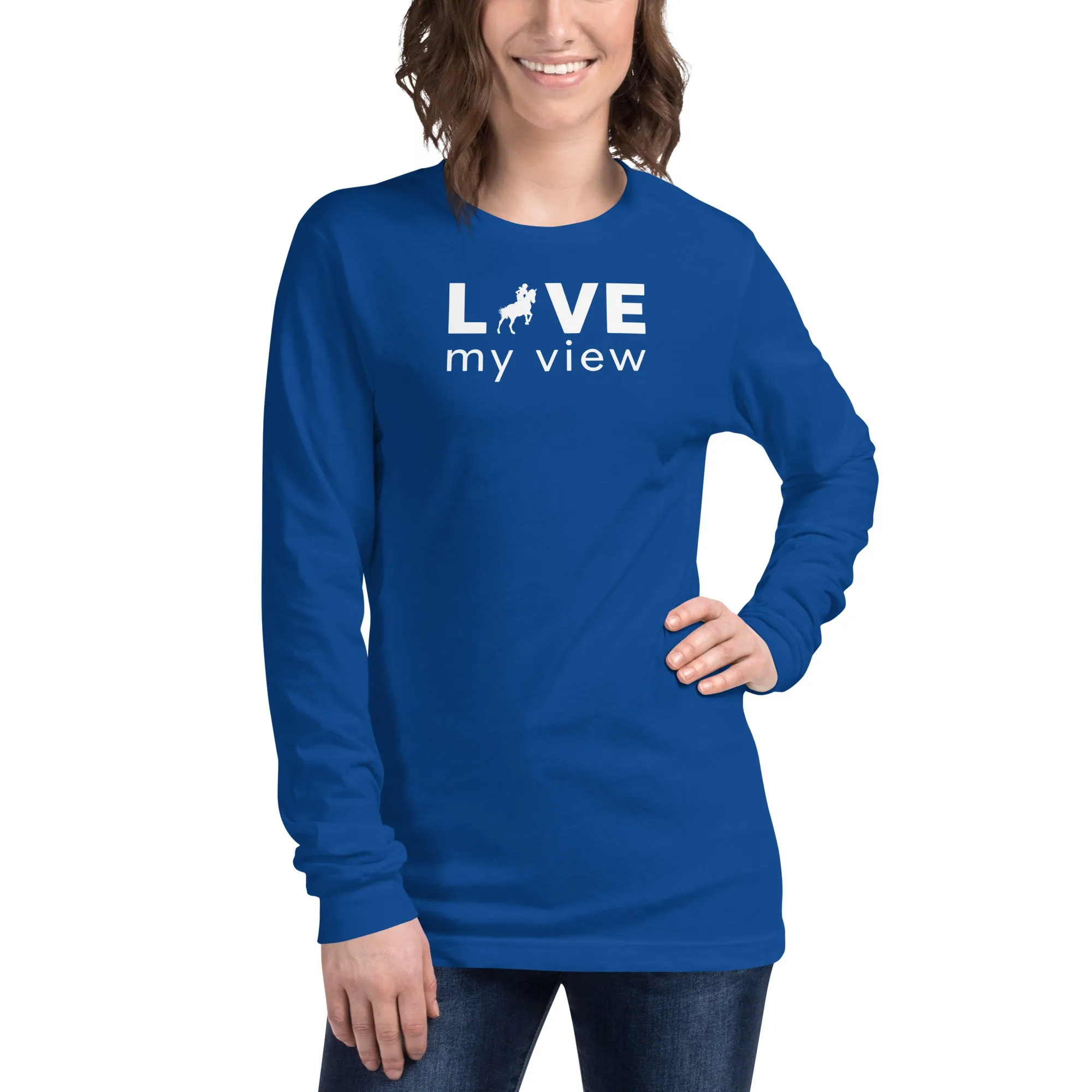 Equestrian/Horseback Riding Long Sleeve Tee