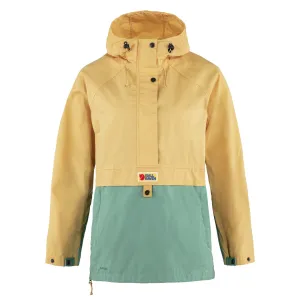 Fjallraven Womens Vardag Anorak Mais Yellow / Aloe Green