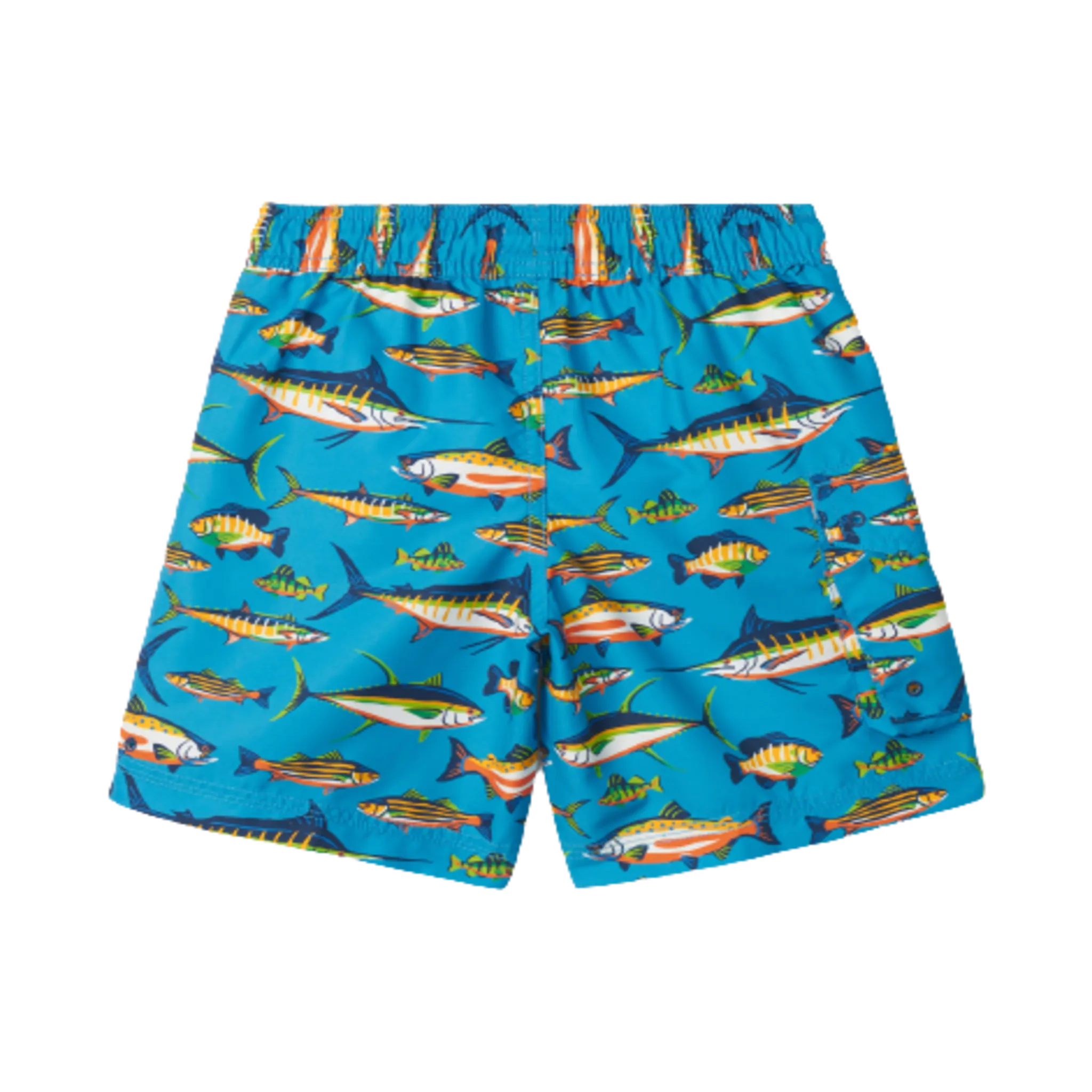 Hatley Lots Of Fish Board Shorts - Swedish Blue