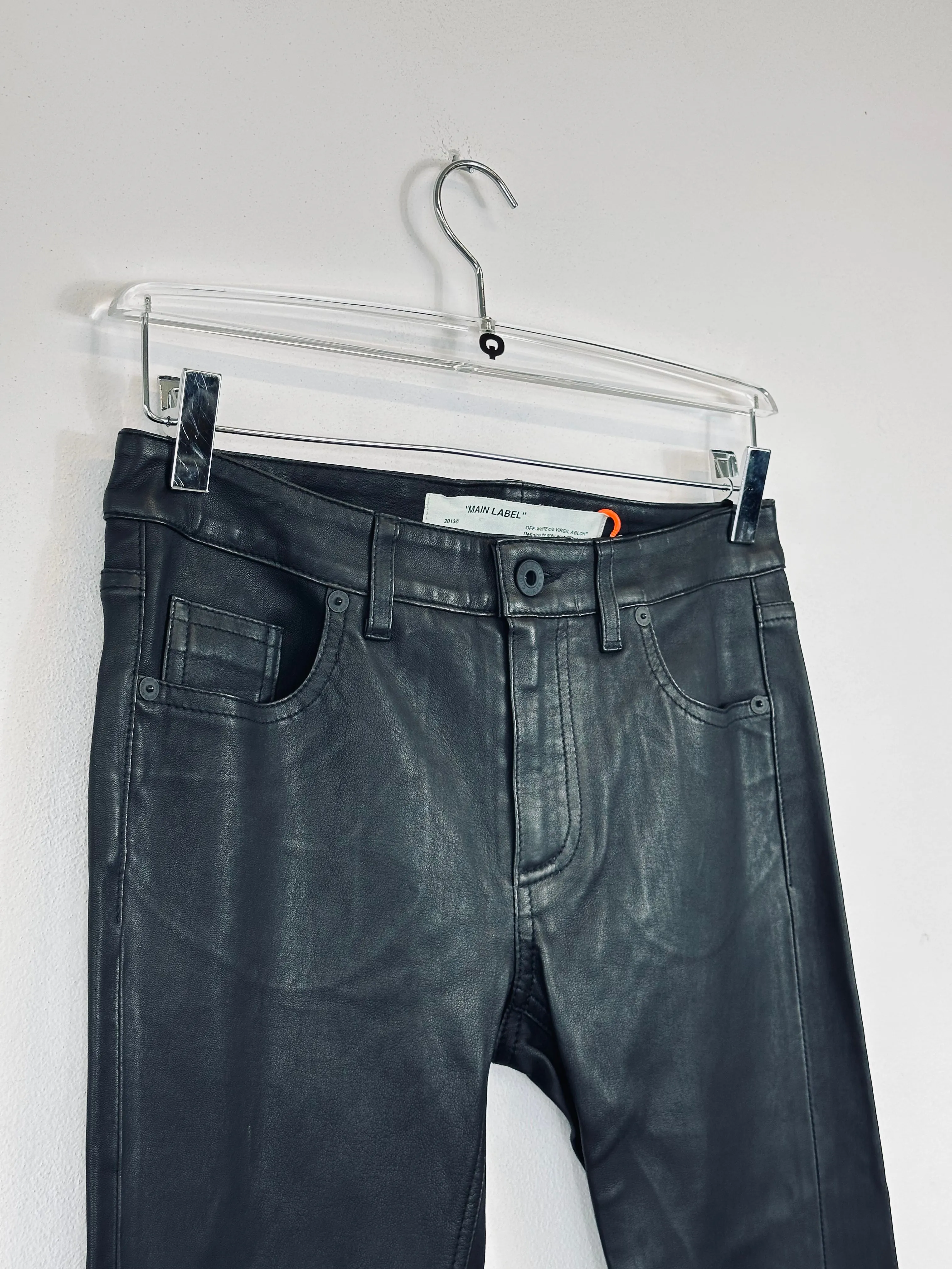 Leather Skinny Trousers