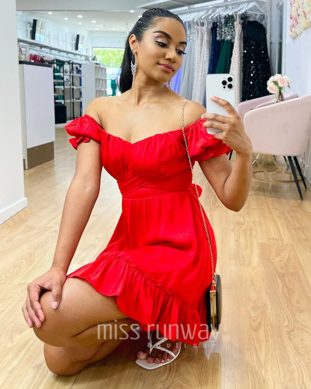 Masie Mini Dress - Red