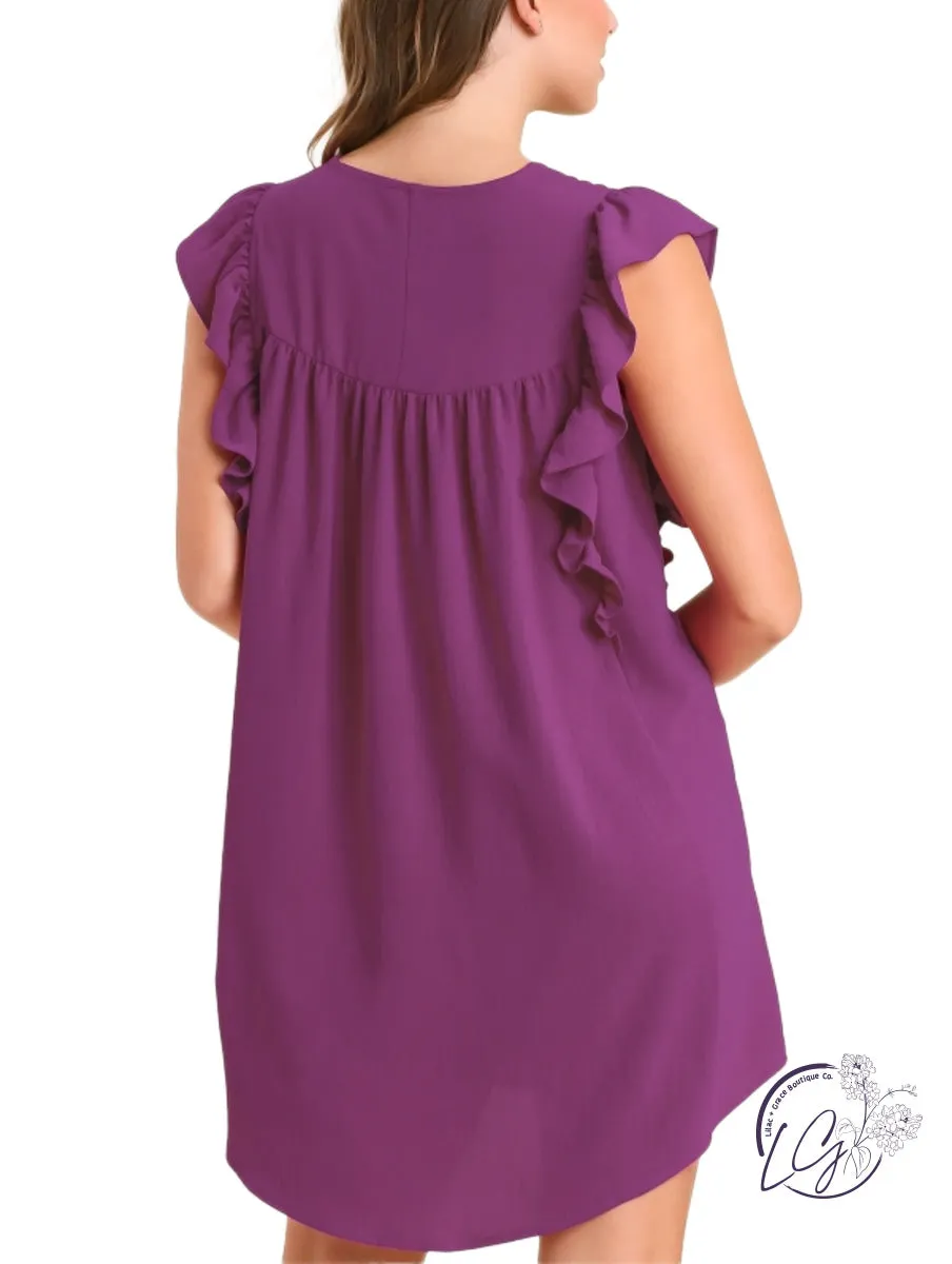 Posh Pleat and Ruffle Elegance