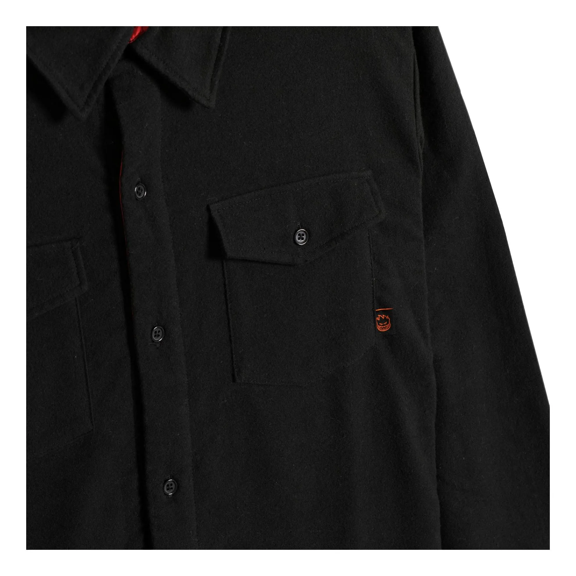 Spitfire Old E Emb. Flannel Black