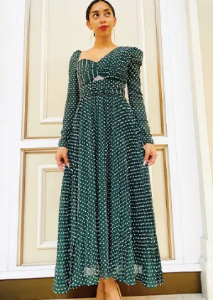 The "Nolan" Square Polka Dress