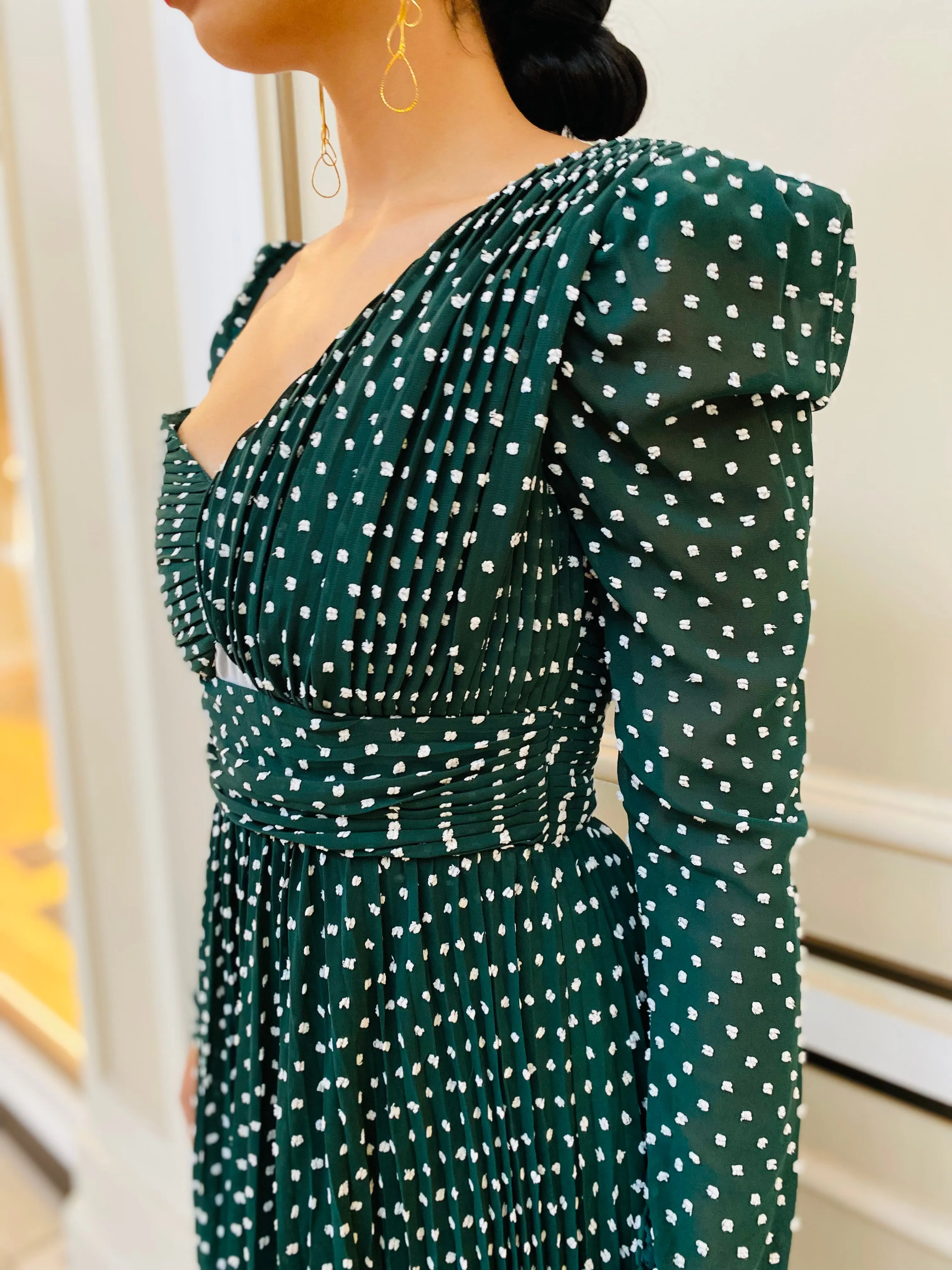 The "Nolan" Square Polka Dress