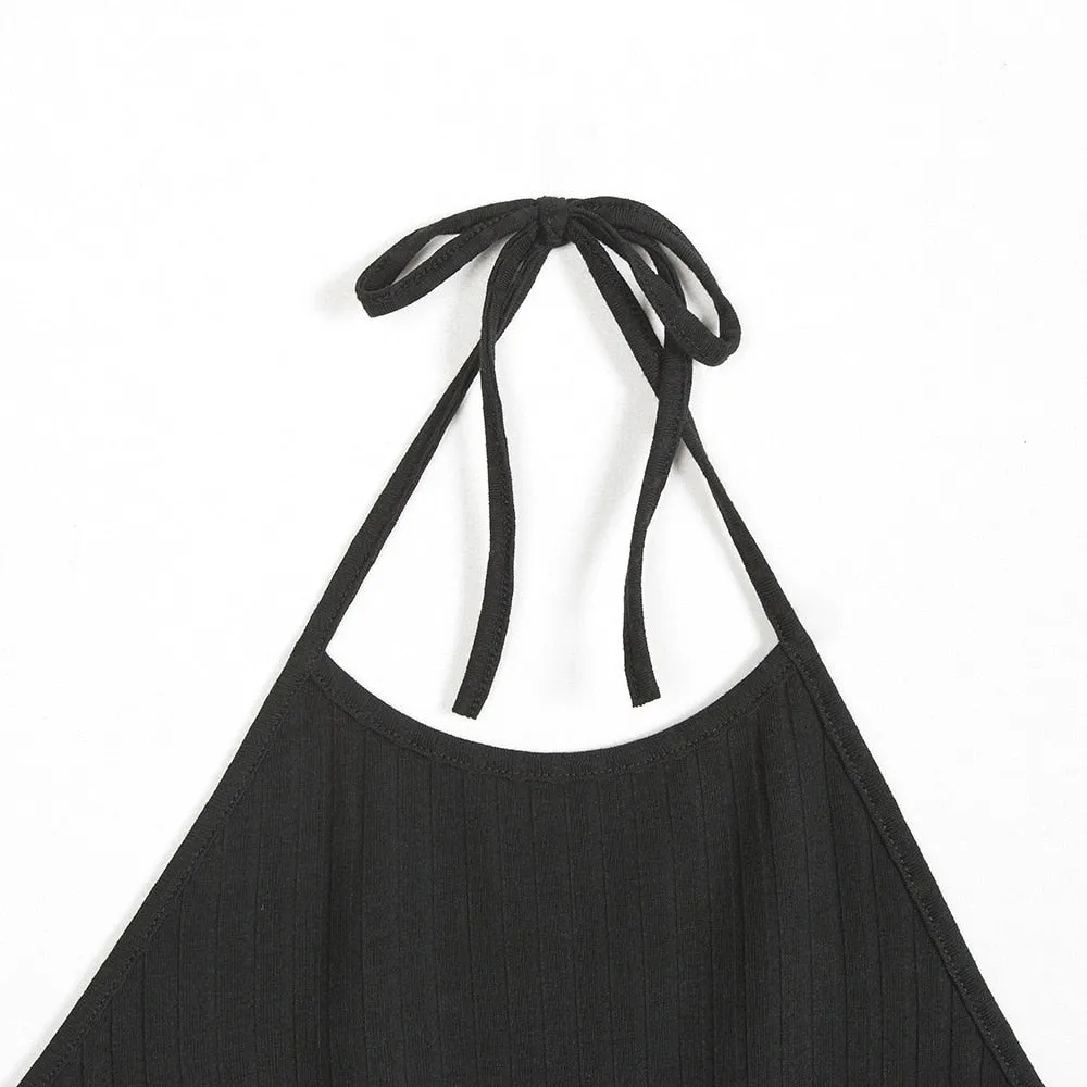 VenusFox Backless Cotton Bodycon Party Mini Dresses