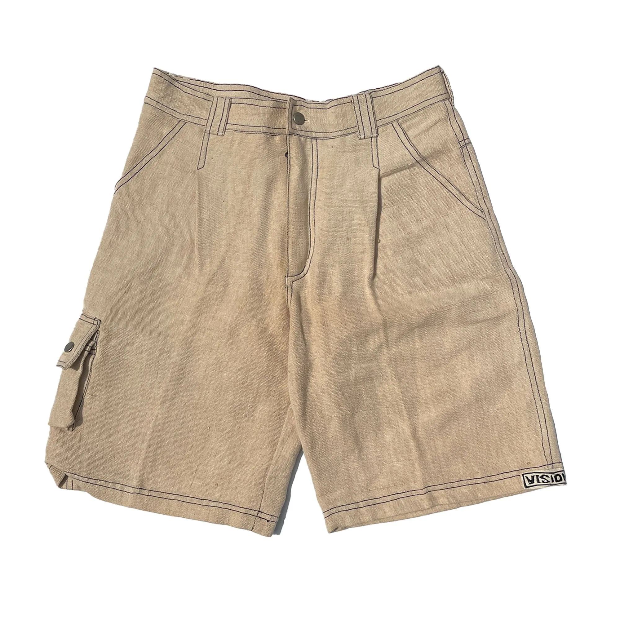 Vision Street Wear Cargo Shorts (Sandstone) VINTAGE 90s