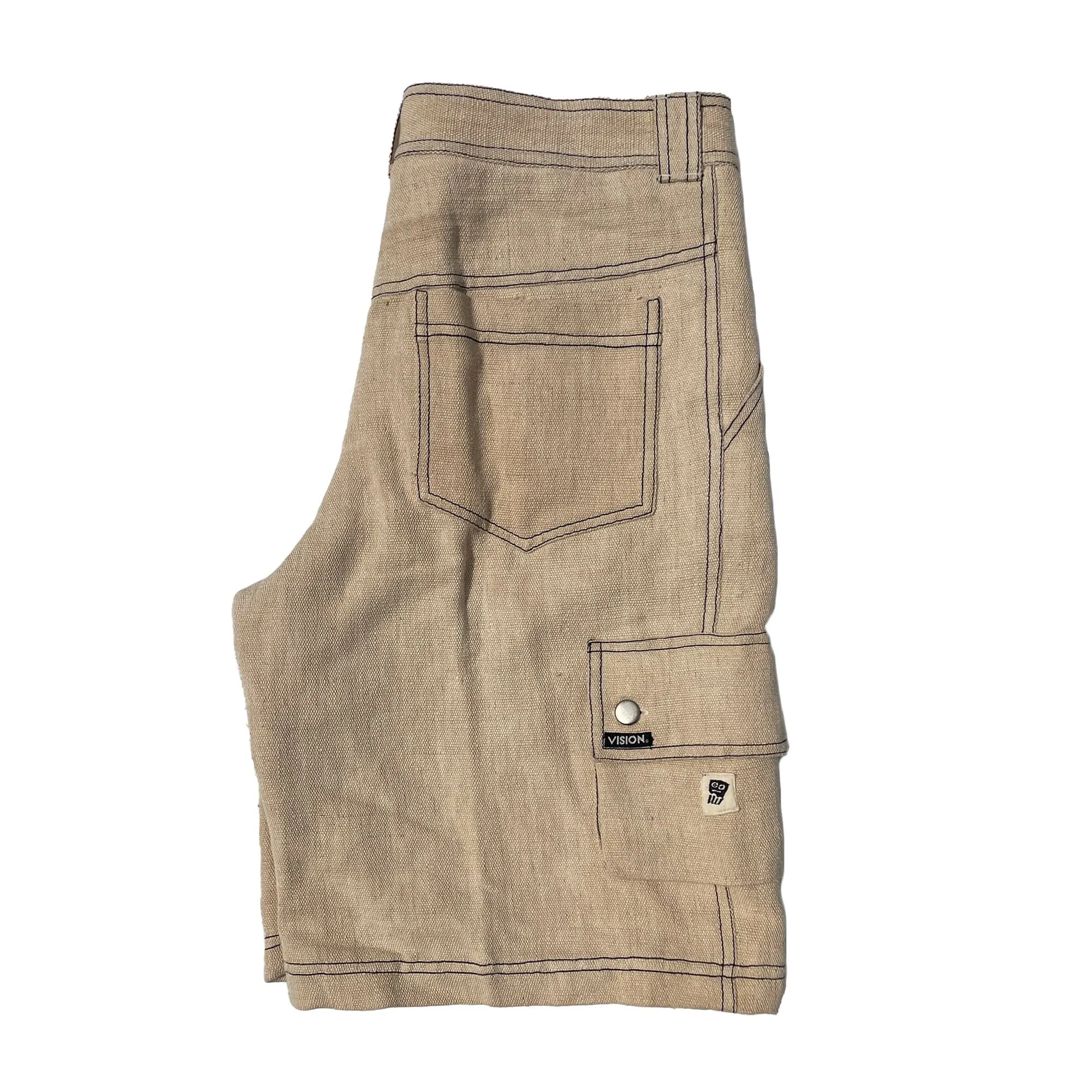 Vision Street Wear Cargo Shorts (Sandstone) VINTAGE 90s