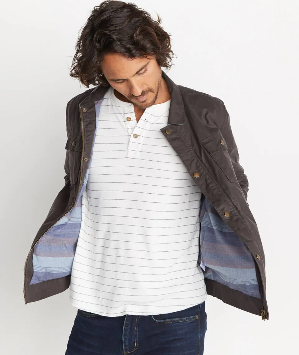 Wax Field Jacket in Oakland Brown