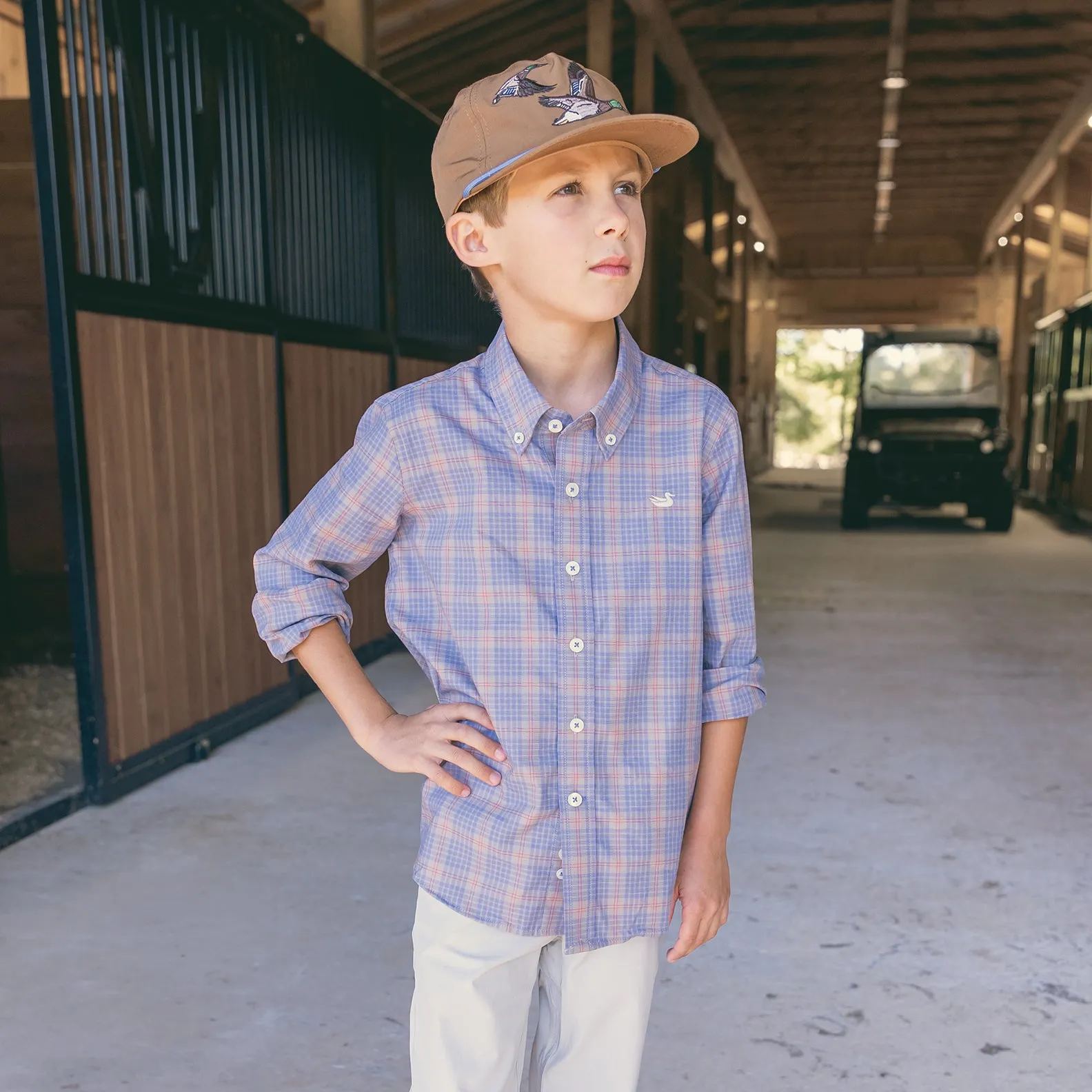 Youth Calabash Performance Dress Shirt