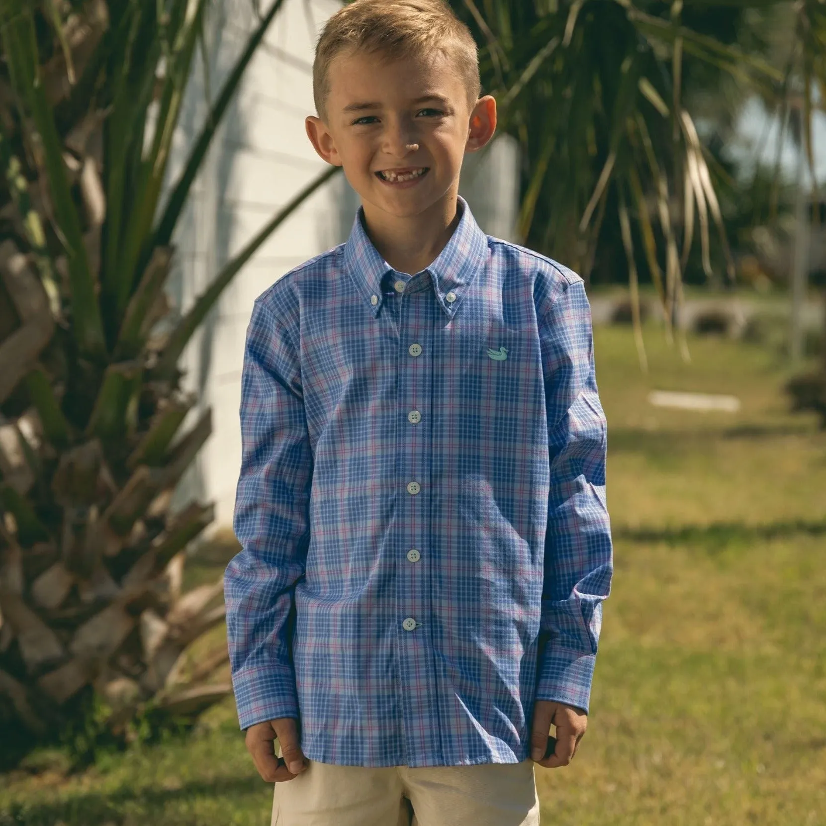Youth Calabash Performance Dress Shirt